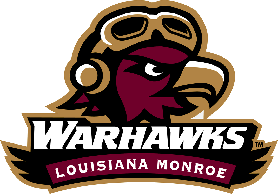 Louisiana-Monroe Warhawks 2006-2010 Mascot Logo iron on paper